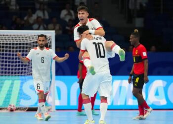 د افغانستان فوتسال لوبډلې «انګولا» ته ماتې ورکړه