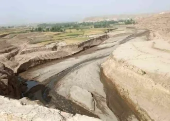 لوګر کې یو کیلو متره اوږد کانال جوړېږي